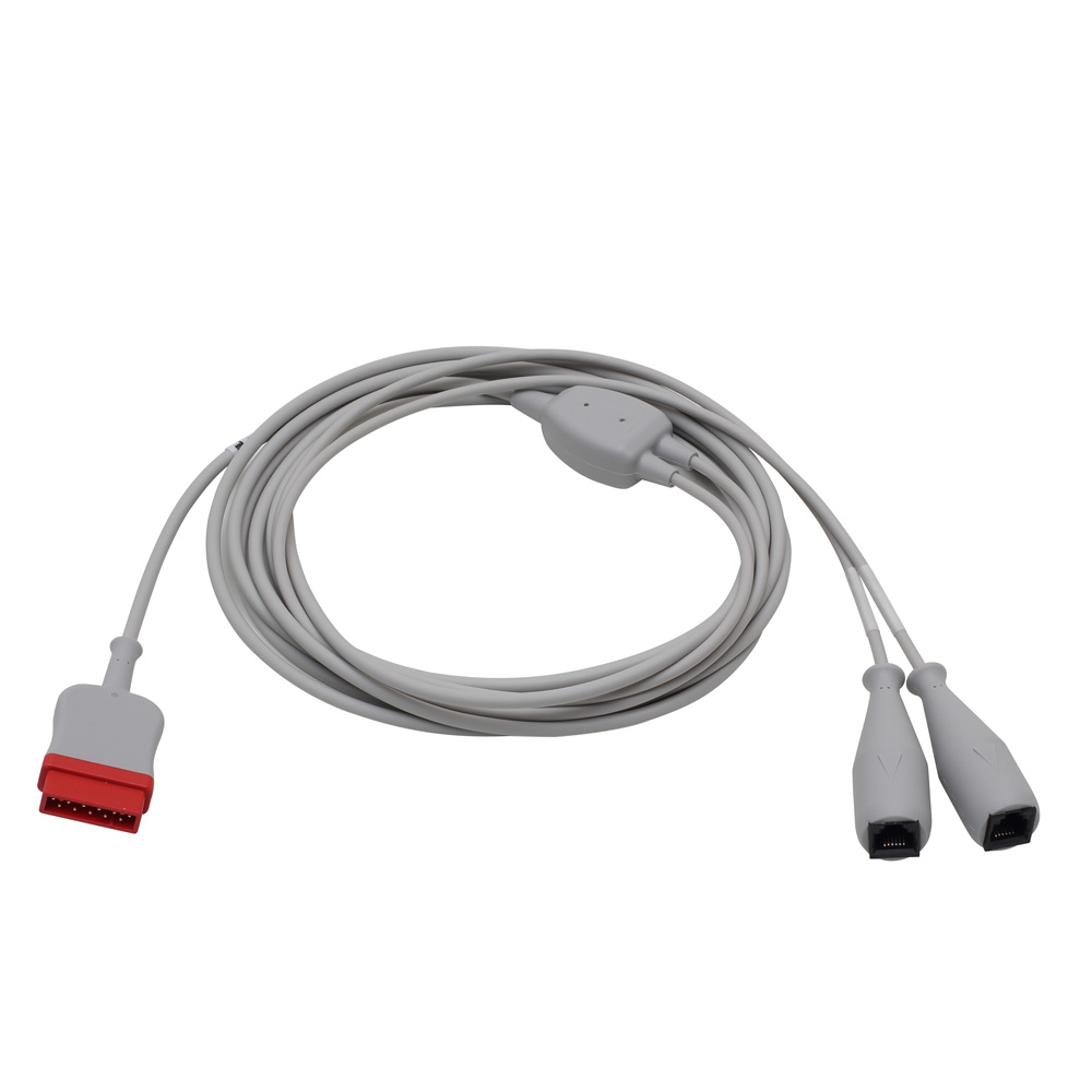 IBP Cable, ICU Medical Transpac-IV, Dual, 3.6 m/12 ft.