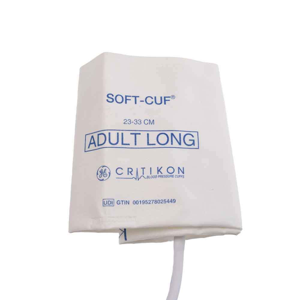 SOFT-CUF Long Adult Blood Pressure Cuff, 1 Tube Bayonet (20/box) SOFT-CUF Long Adult Blood Pressure Cuff, 1 Tube Bayonet (20/box)