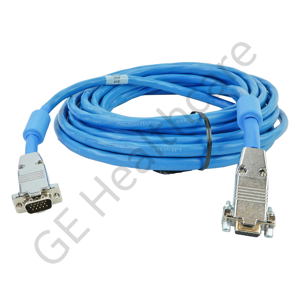 Cable Video Extend DB15M-DB15F (25) 75Ohm HD15F-HD15M 25ft