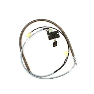 Cassette-size sensing cable and spring on cassette tray Cassette-size sensing cable and spring on cassette tray