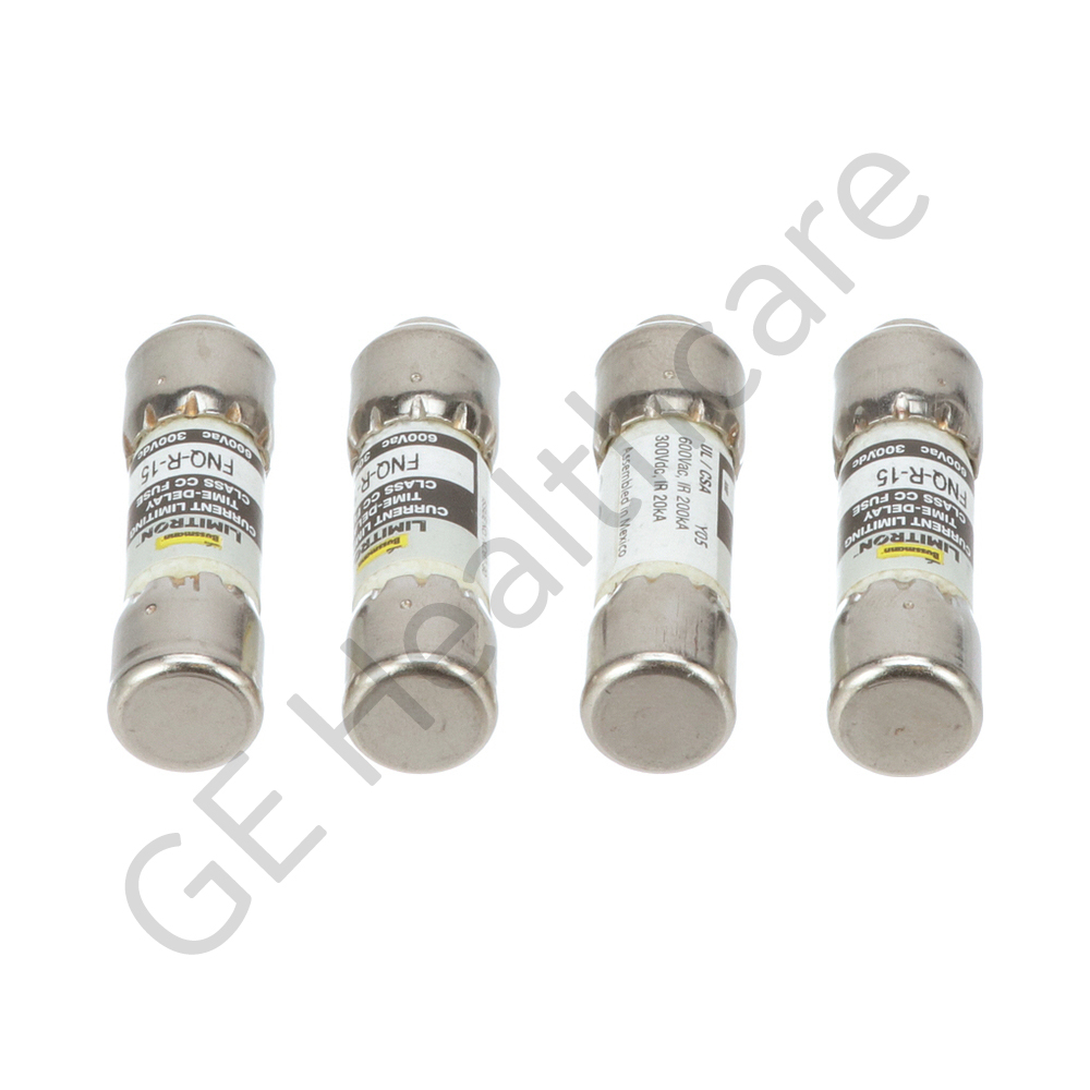 15A, 600 VAC, 10 x 38 Time Delay Fuse