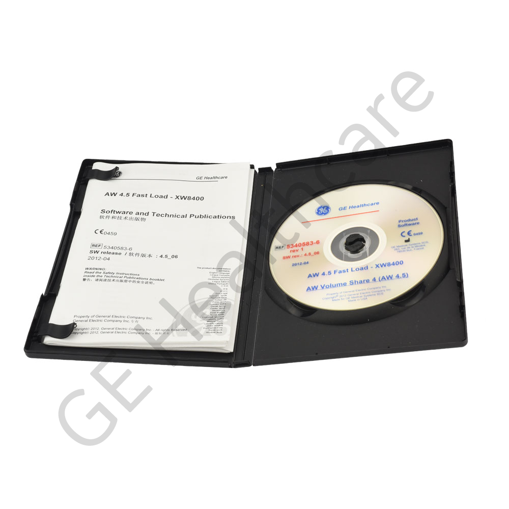 Advantage Workstation (AW) 4.5 Fast Load DVD Xw8600 5340583-6