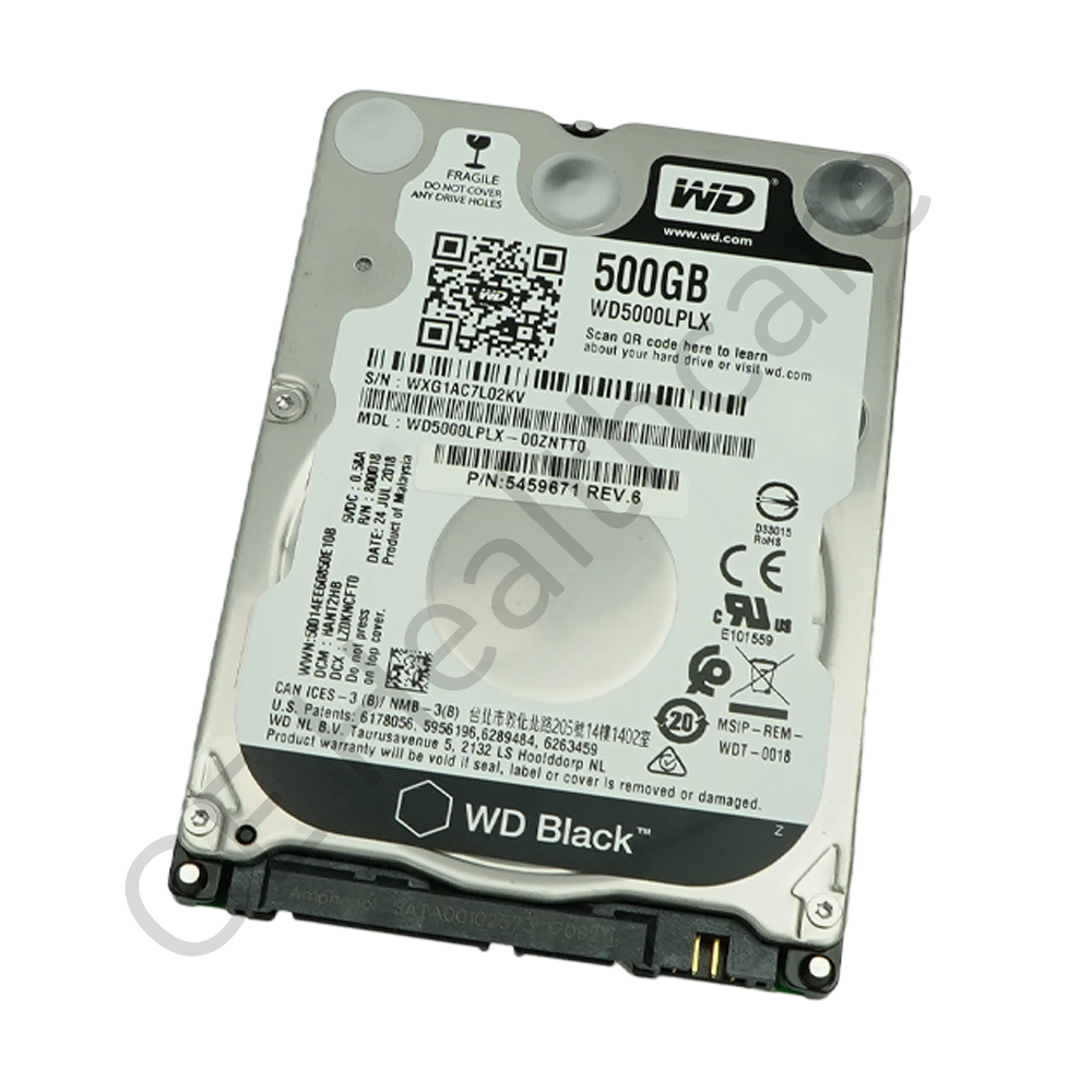 2.5" 500GB SATA Hard Disk Drive (HDD)