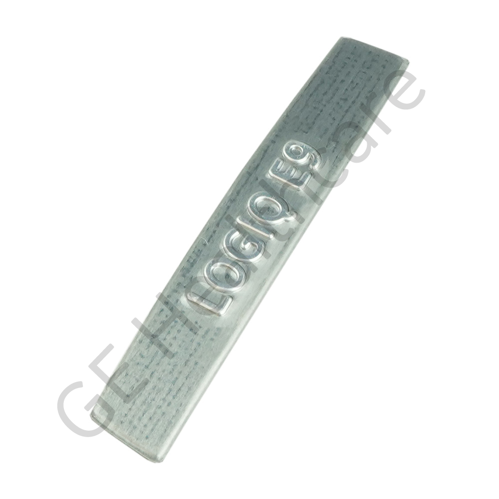 LOGIQ E9 Nameplate Upper Operator Panel Grey