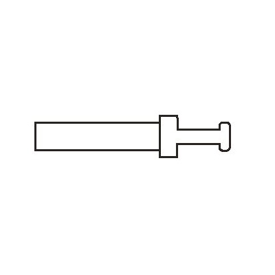 Plug 4mm Nylon MPOS Breathing Circuit Gas